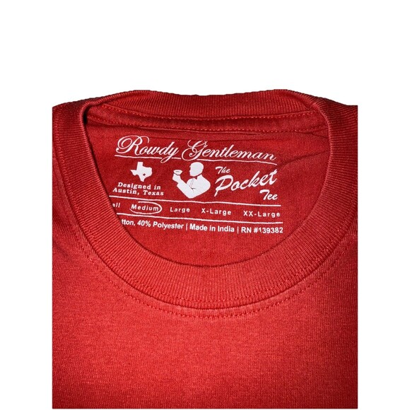 John Daly Rowdy Gentleman Golf Pocket t shirt Tag M Fits Large EUC - Picture 3 of 5